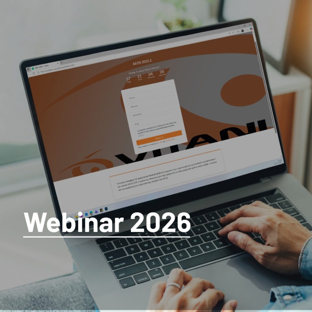 Start årsskiftet med et webinar om den nye AEOS 2025.1 opdatering